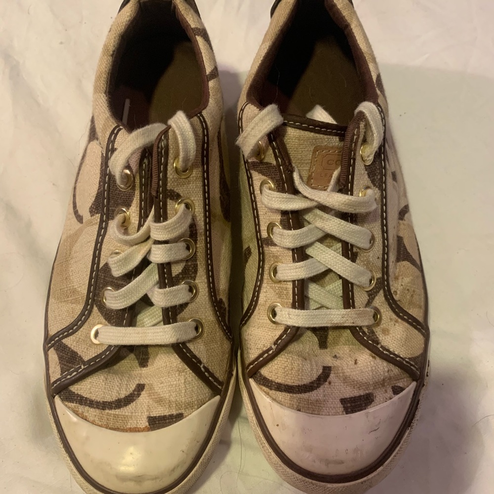 Used Coach sneakers size 8.5